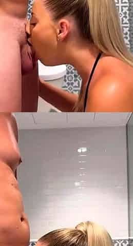 Sharnaxo Beckman POV Standing Fuck In Bathroom Onlyfans