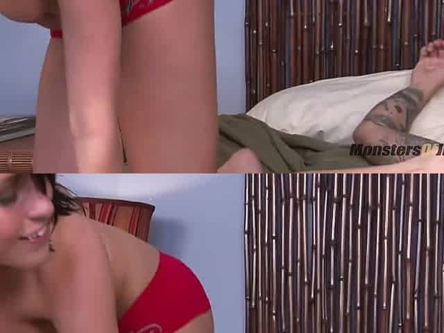 Caught Jerking Boyfriend Gets Huge Happy Ending - Amiee Cambridge