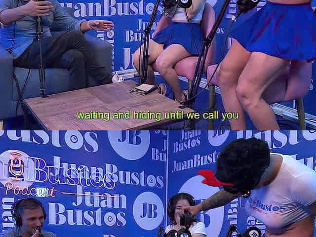 Tiny influencer chokes on a large shlong Emma Fiore particular Juan Bustos Podcast
