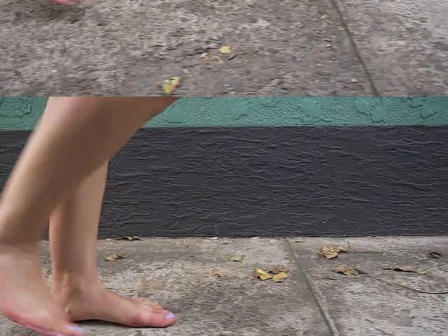 Walking Barefoot On Concrete Indecent Soles Fetish