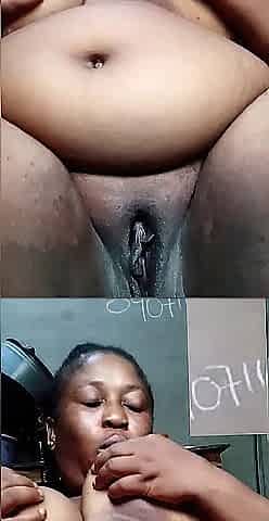 Large breasts thick snatch black