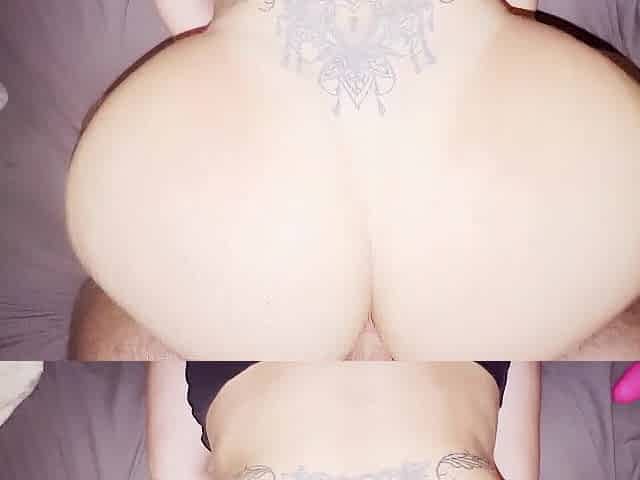 Large butt mommy gets anal creampie