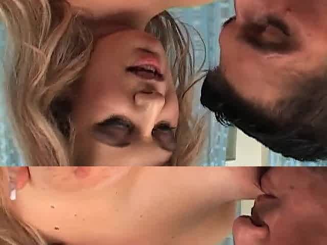 Hard jock in the butt for a breasty doxy