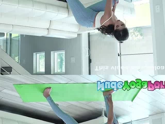 Fit Latina Teen 18+ Nude Yoga And Masturbation With Penelope Woods