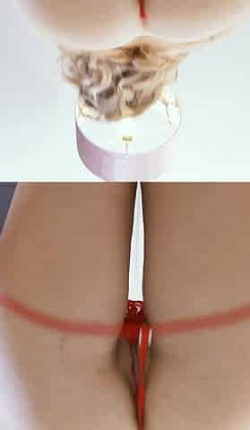 Mrs Claus sucks black cock and tastes cum