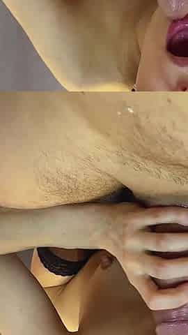 Real Cheating! My Friend's Wife, a Nymphomaniac, Is Roughly Stretched and Fucked on My Fist with Her Pussy
