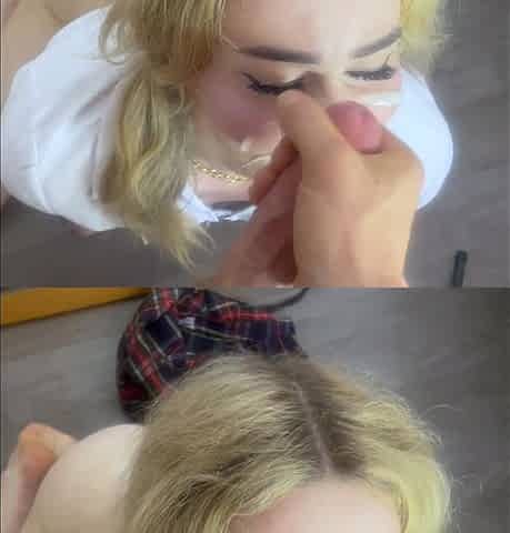 Shae Summers fucking a big cock close up