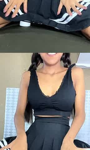 Amateur brunette ariana marie solo toying