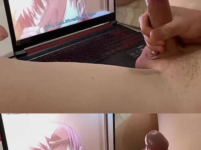 mamma is not at home, a youthful chap after school strokes a knob and watches comics
