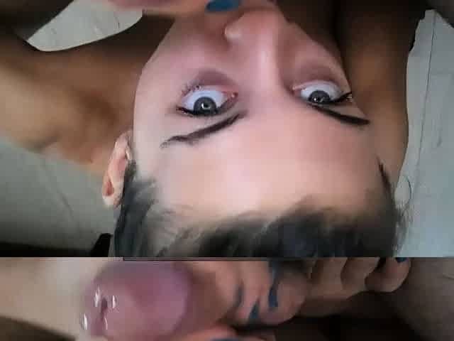 Hairy Ass Deep Throat and Big Cock on Webcam