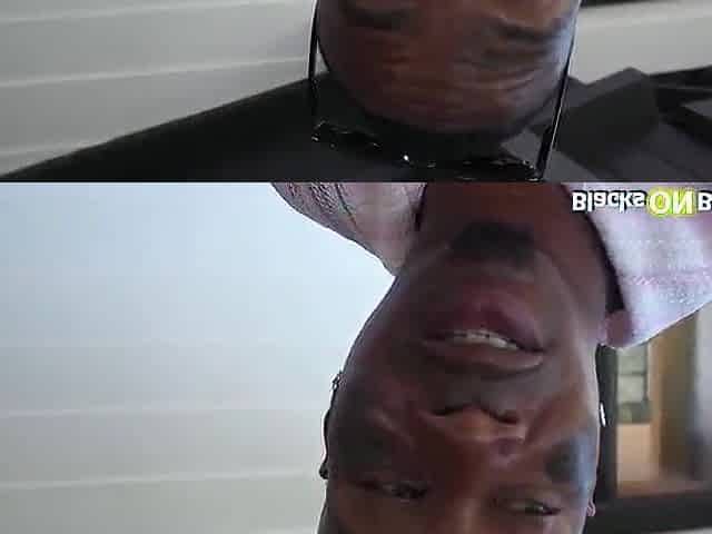 Tiny redhead tenant screwed by her ebony landlord