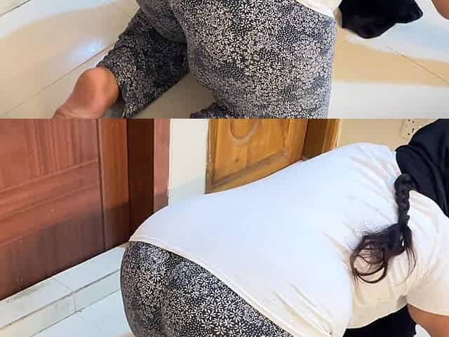 Big Ass Curvy Muslim Hot Stepmom Stuck Under Bed Then She Want Anal Fuck From Me! Episode-1