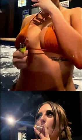 smoking girl