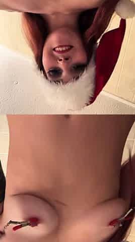 Small tit girl Georgia Jones masturbating in panties