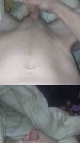 Wanking cum