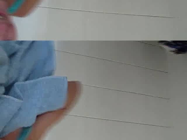 POV blowjob and screwing in the public shower