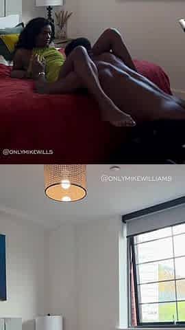 black bitch banging with maly afro chap