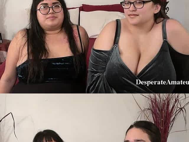 Desperate Amateurs Casca and Gem in Hot BBW Big Tit Threesome Action