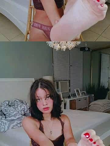 Rebecca Blue babe like doing a foot fetish