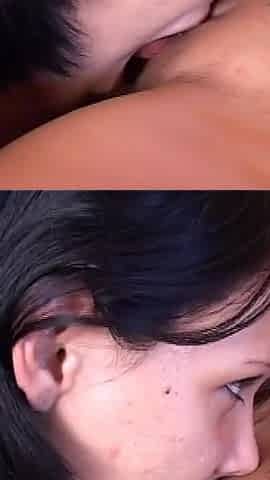 Two Beautiful Lesbian Lick and Masterbate a Wet Pussy
