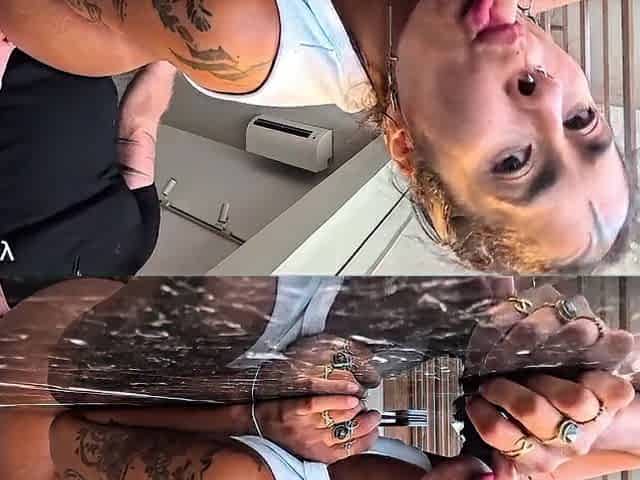 Tiny Brunette hair Latin chick Coarse screw POV