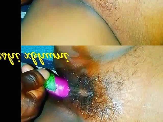 Desi Bhabhi Got Brinjal Inserted in Her Pussy