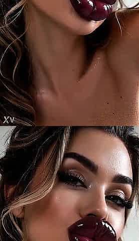 Super fake lips oral job