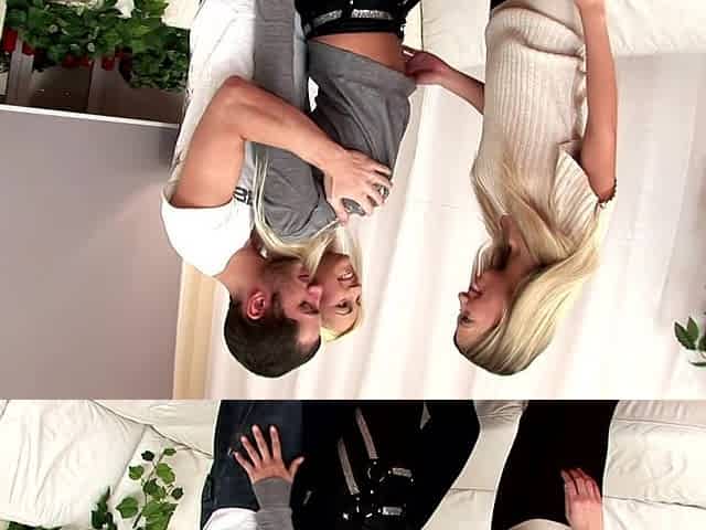 Ass To Mouth Cum Slurping Threesome Fuck