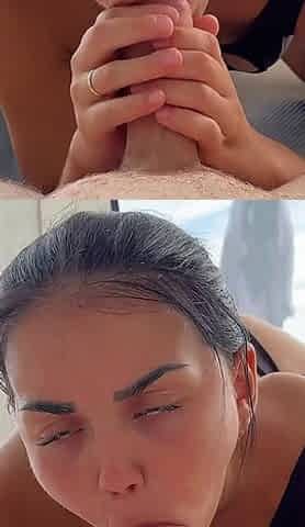 Walk to the Beach End up with Sucking and Fucking