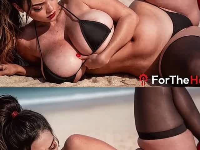 The adult site model couldn't resist the orc's size.[AI]