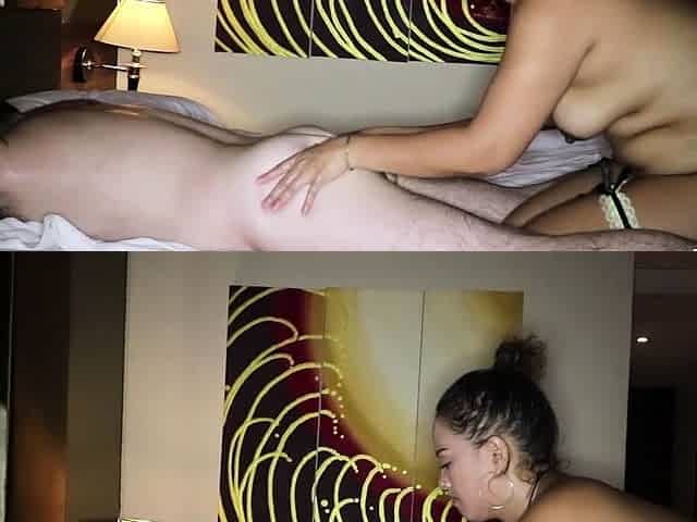 Big booty amateur Thai masseus fucked