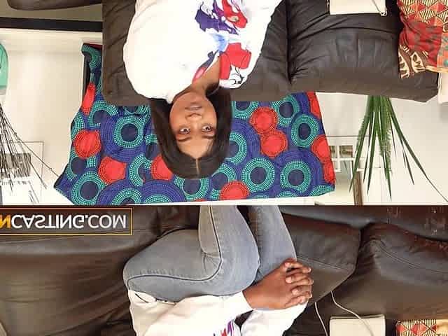 Curvy Ebony Cum Slut Sloppy Sucks Casting Agents Big White Cock - Big tits