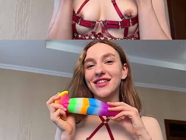Anal Screwing With Large Sex-toy. Anal JOI