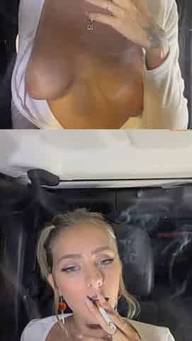 Smoking in car