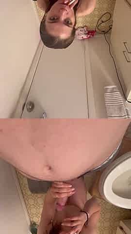 smoking blowjob