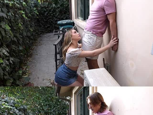 Anna Claire Clouds and Axel Haze enjoy passionate outdoor sex