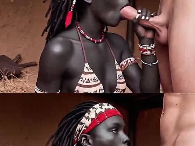 My Journey to Wakanda: Tribal Honeys Try White Ramrod 1st Time (Interracial AI Episode)
