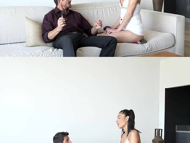 Brunette Emily Willis gets her pussy railed by horny dude