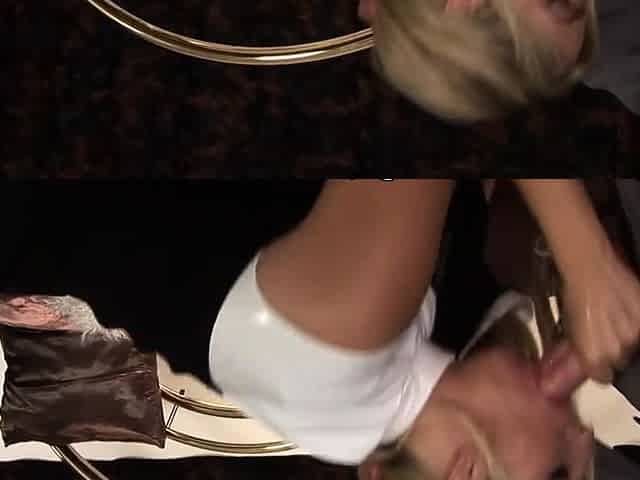 Blondie's Hairy Muff Licks a Massive, Steamy Cock Dirty
