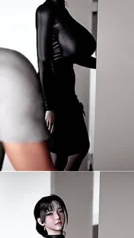 Bigboobs Pixelated Goddess with a Big Butt - 3D Animation Hentai