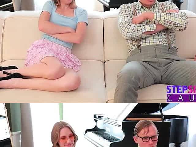 Maya Sinn grinds hairless snatch on Stanley Johnson face then drains his penis with constricted rides