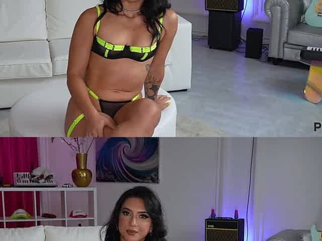 PERVECT Large butt chick Lena Coxx slobbers all over BBC