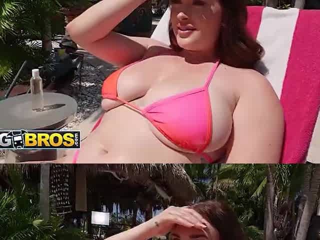 BANGBROS - Lindsay Lee Shows Off Her Ideal Curves And Gets Screwed Hard By 2 Knobs For A Bawdy Facial