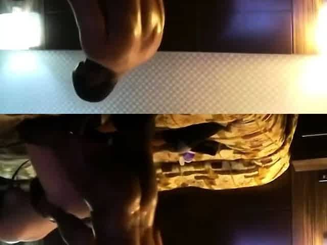 Mom-in-law caught with her black toy boy