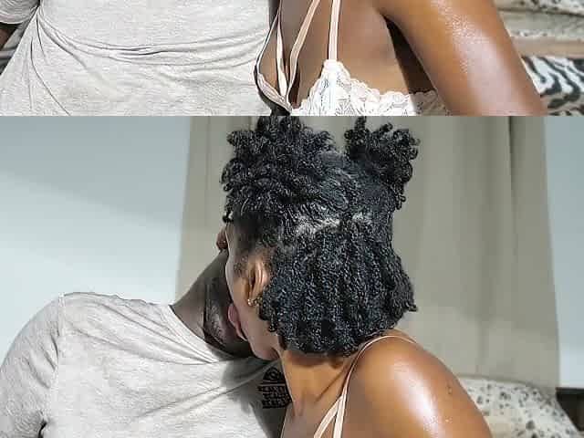 Passionate Ebony Couple Sextape