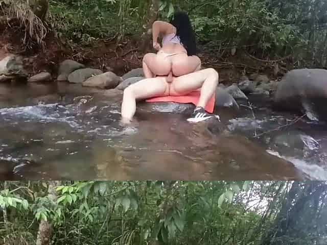 LAST PART. They meet at the river and SCREW MY BOOTY.. SEX IN THE FOREST alexachris20