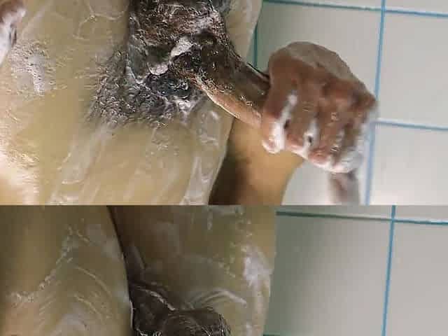 charming wang massage in the shower
