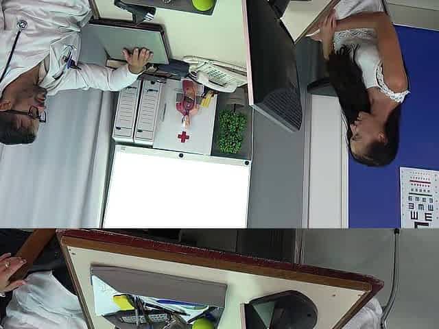 Doctor with giant shlong seduces breasty patient lalin girl with large butt