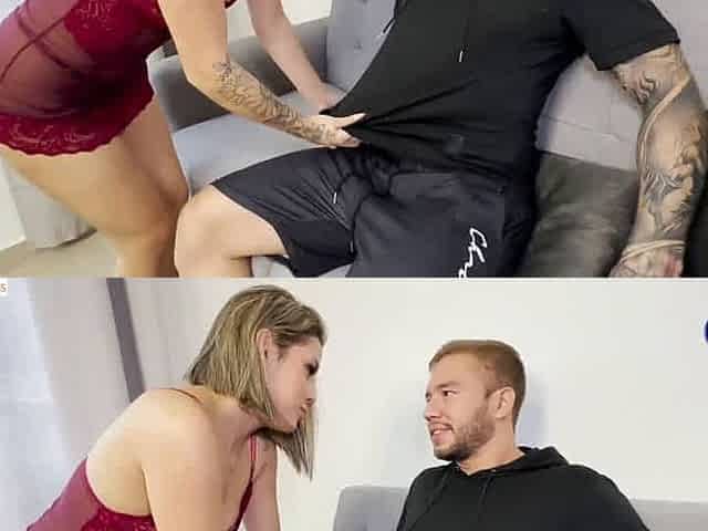 Hot Latinita Melanie Caceres and Brian Evans get it on in the missionary position, making messy Colombian enjoy to each other in