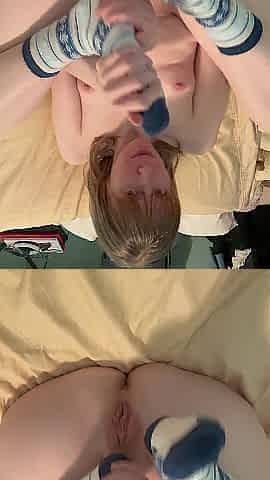 Perspired socks chastity